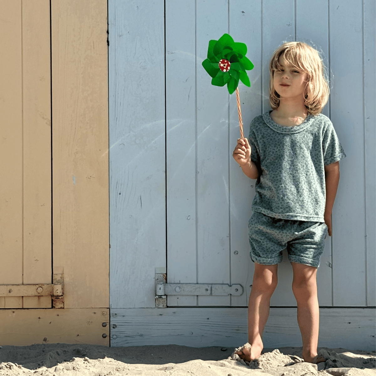 children at the beach