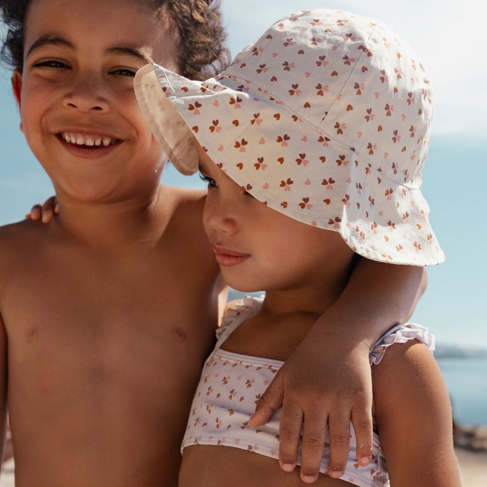 Chapeau de plage - Beige - Cozy Hearts