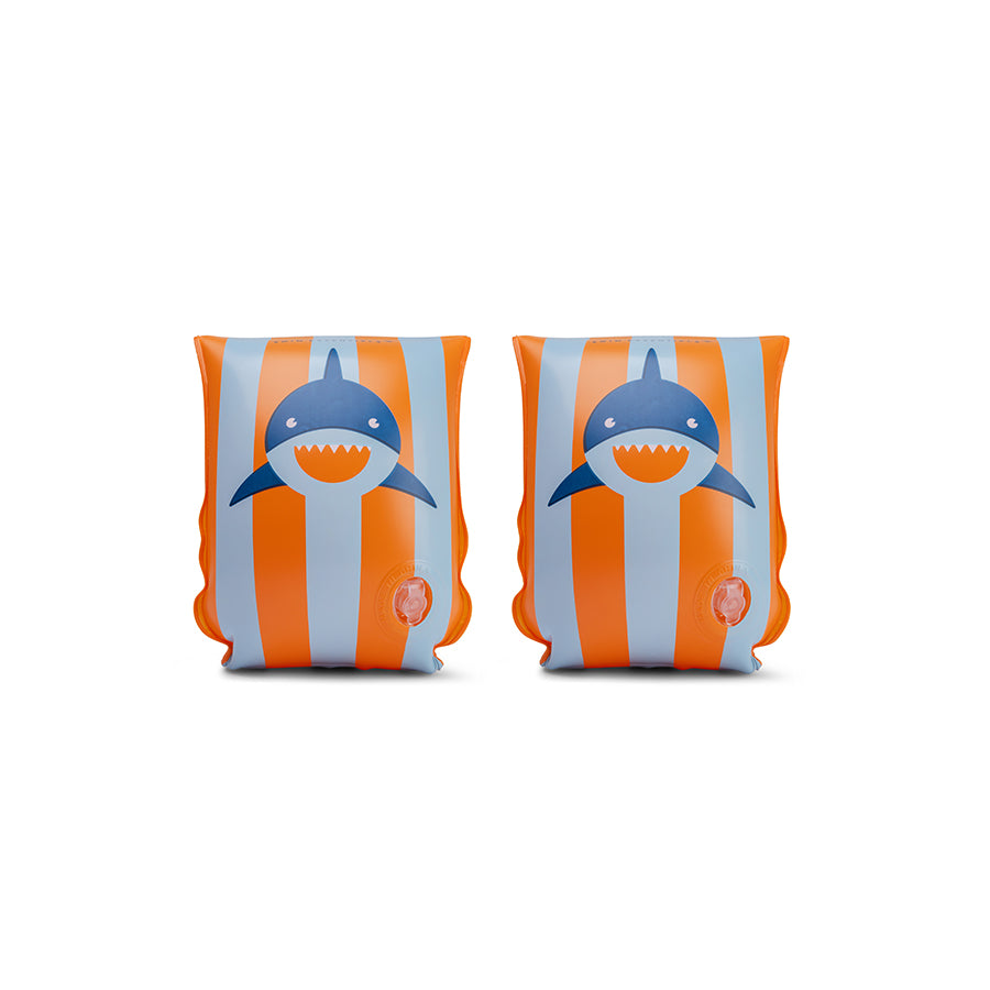 Arm Bands - Orange/Blue - Tropical Shark
