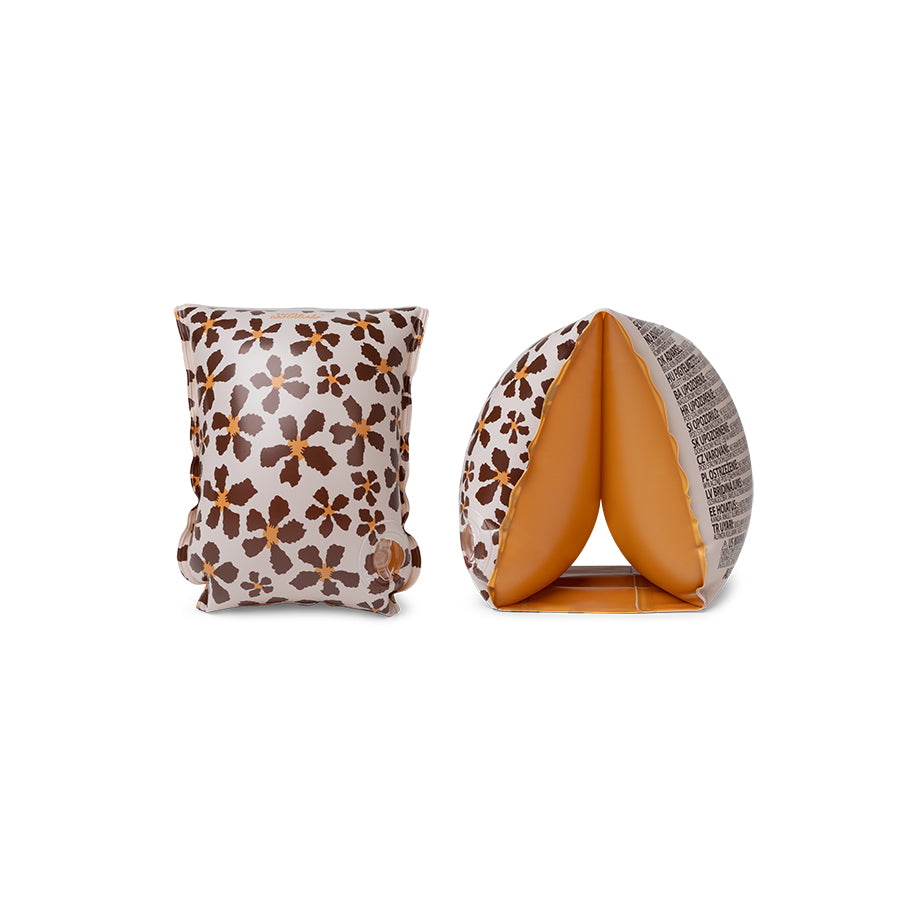 Arm Bands - Orange - Wild Flower - 2/6 Years