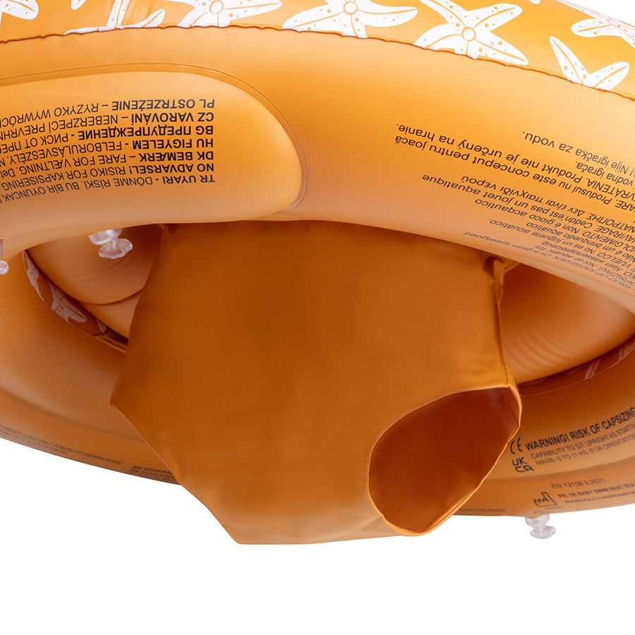Baby Schwimmsitz - Orange - Seastar - 0/1 Jahre