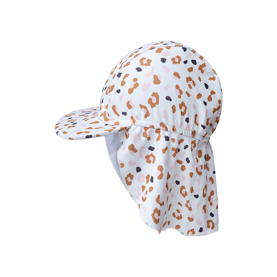 Gorro con protección UV en cuello - Caqui - Leopard