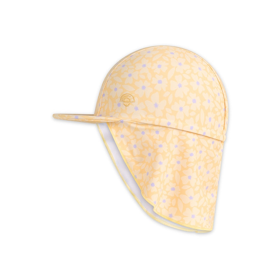 Gorro con protección UV en cuello - Amarillo - Florish