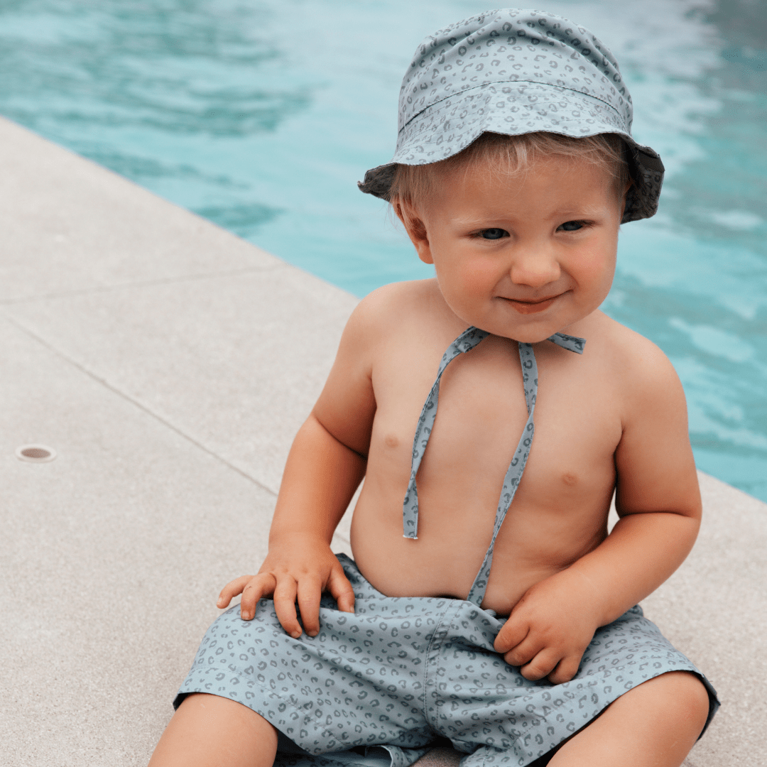 Gorro con protección UV - Verde - Leopard