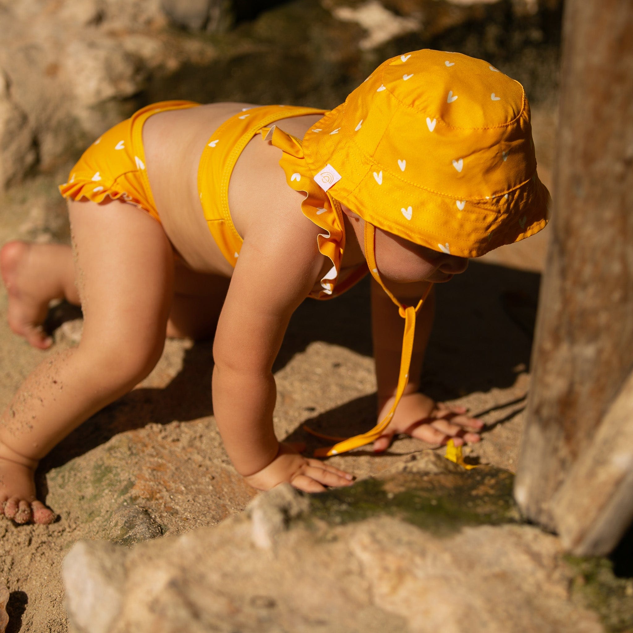 Gorro con protección UV - Naranja - Orange Kiss