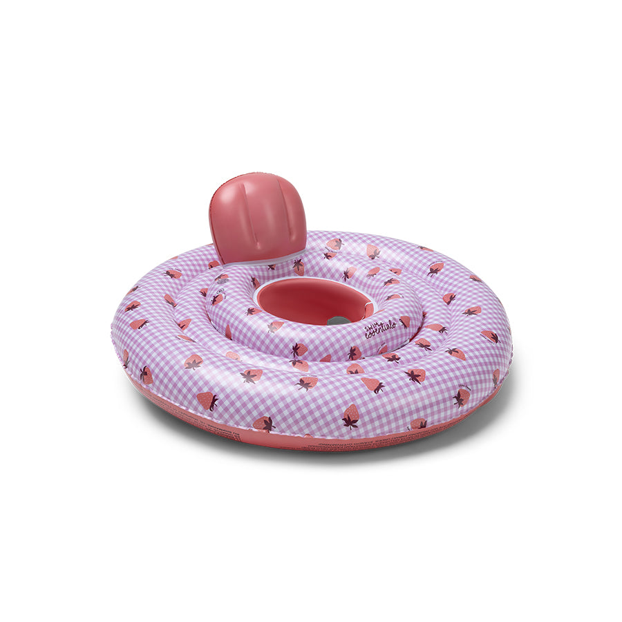 Baby Schwimmsitz - Rosa - Strawberry Fields - 0/1 Jahr
