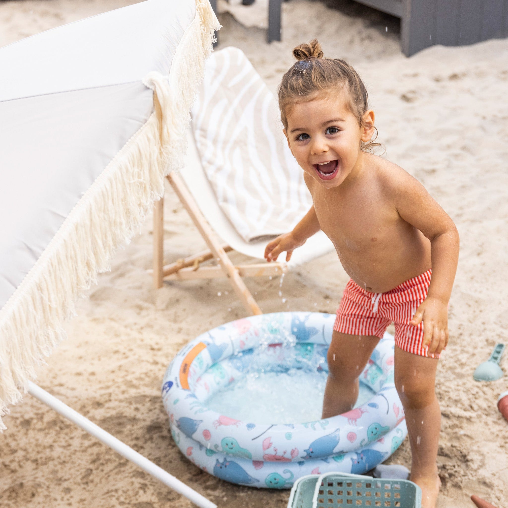 Piscina para Bebé - Azul - Marine Magic - Ø 60 cm