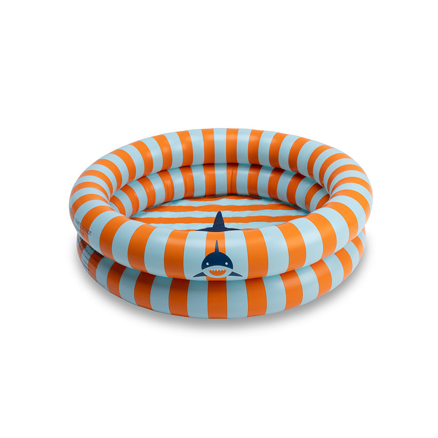 Piscina para Bebé - Naranja/Azul - Tropic Shark - Ø 60 cm