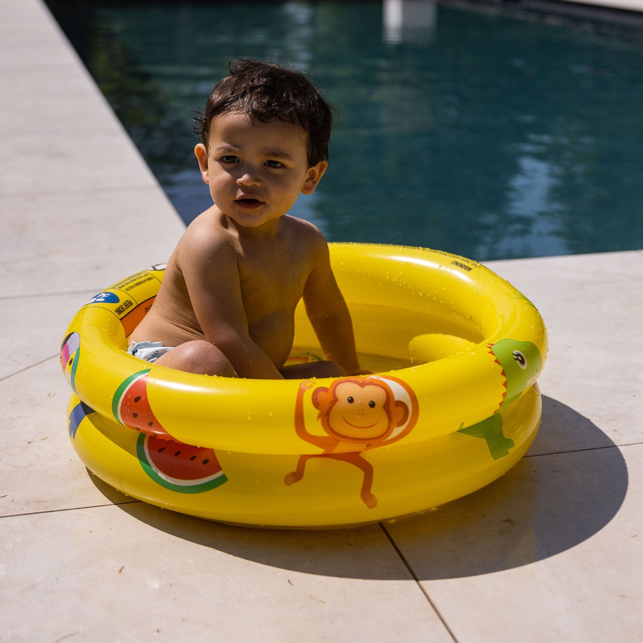 Piscina para Bebé - Amarillo - Golden Safari - Ø 60 cm
