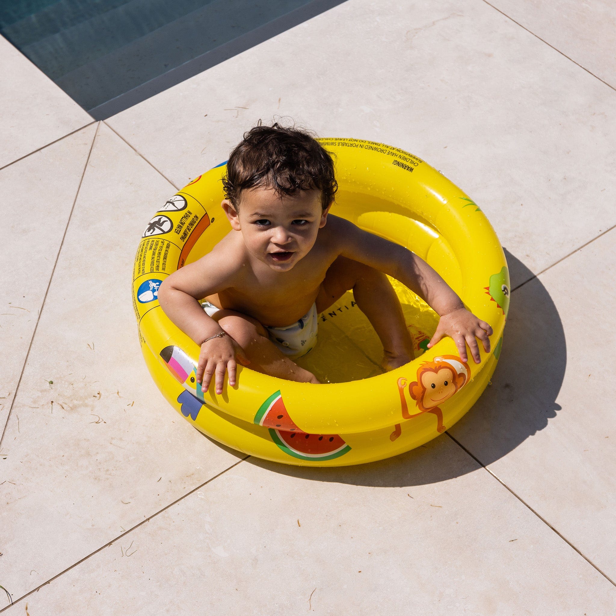 Piscina para Bebé - Amarillo - Golden Safari - Ø 60 cm