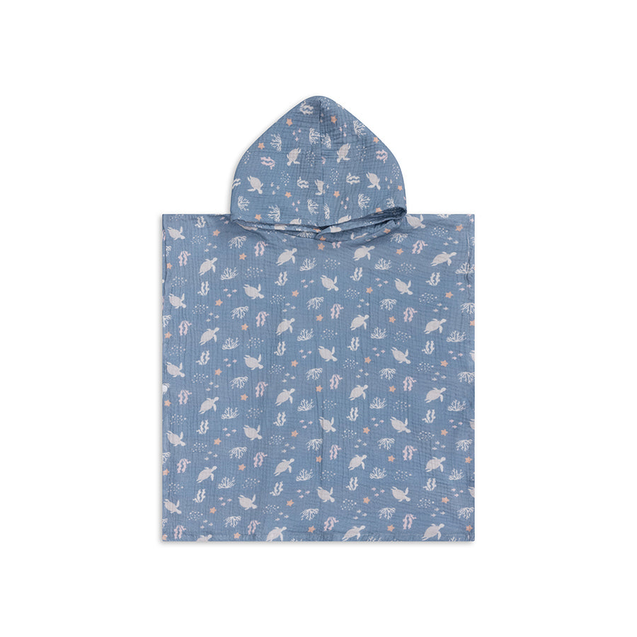 Poncho de playa - Azul - Coral Bliss - 52 x 52 cm