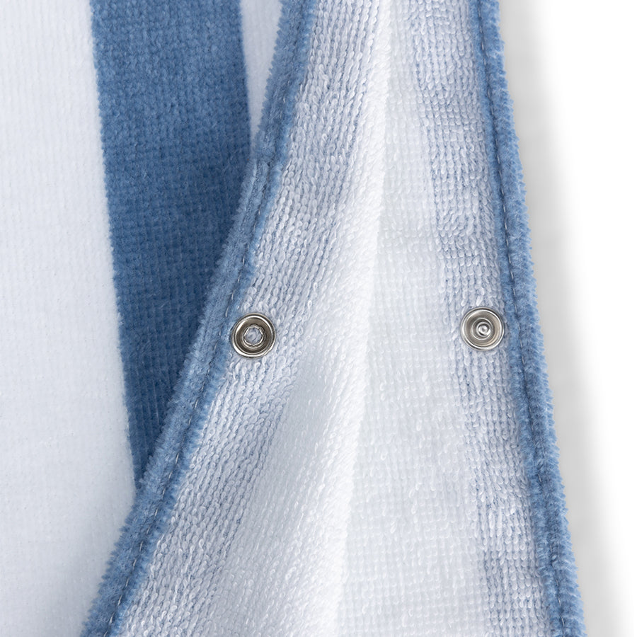 Strandponcho - Blau - Dino - 65 x 65 cm