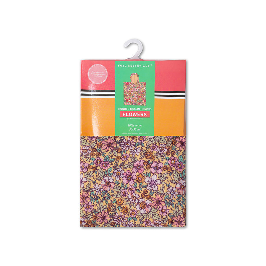Strandponcho - Multicolor - Blossom - 50 x 50 cm