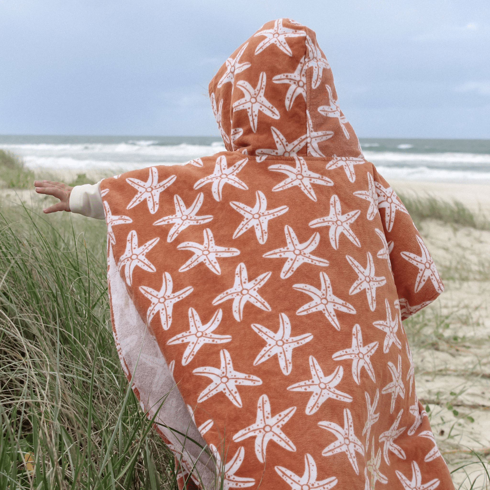 Strandponcho - Orange - Seastar