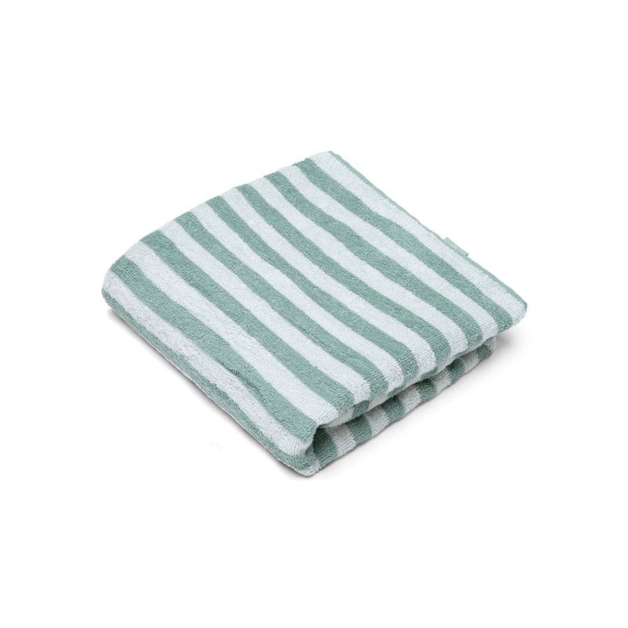Strandtuch Baumwolle - Grün - Resort Stripe - 135 x 65 cm