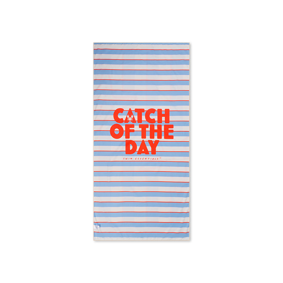 Toalla De Playa Microfibra - Multicolor - Catch Of The Day - 180 X 90 cm