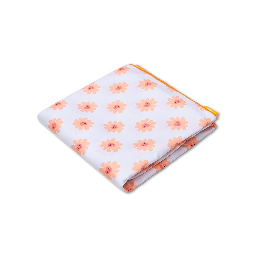 Strandtuch Mikrofaser - Mehrfarbig - Floral Love - 135 x 65 cm