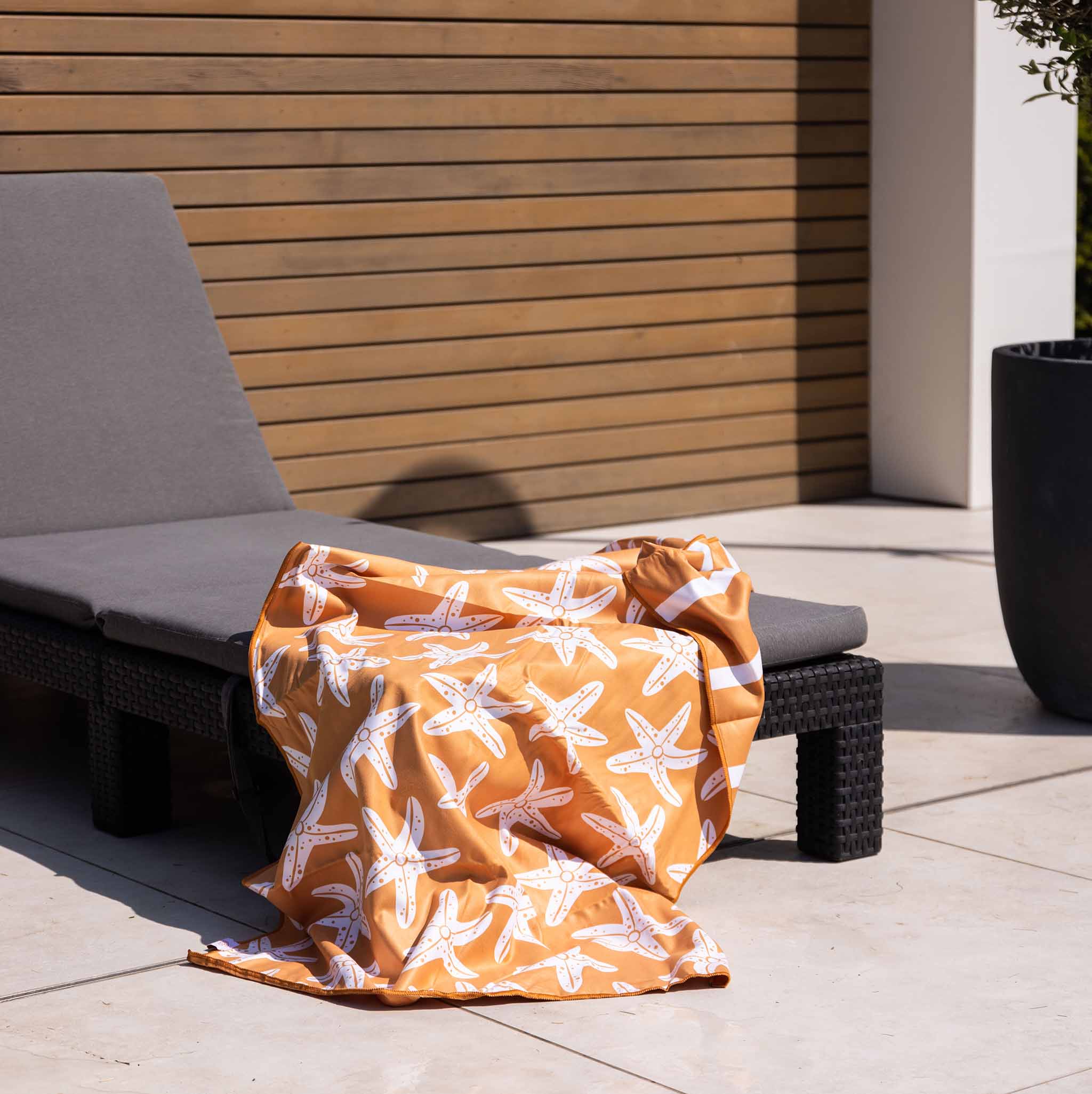 Toalla de playa Microfibra - Naranja - Seastar 135 x 65 cm