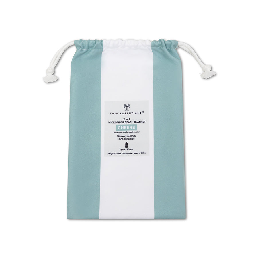 Toalla de playa Microfibra - Verde - Cheers - 180 x 180 cm