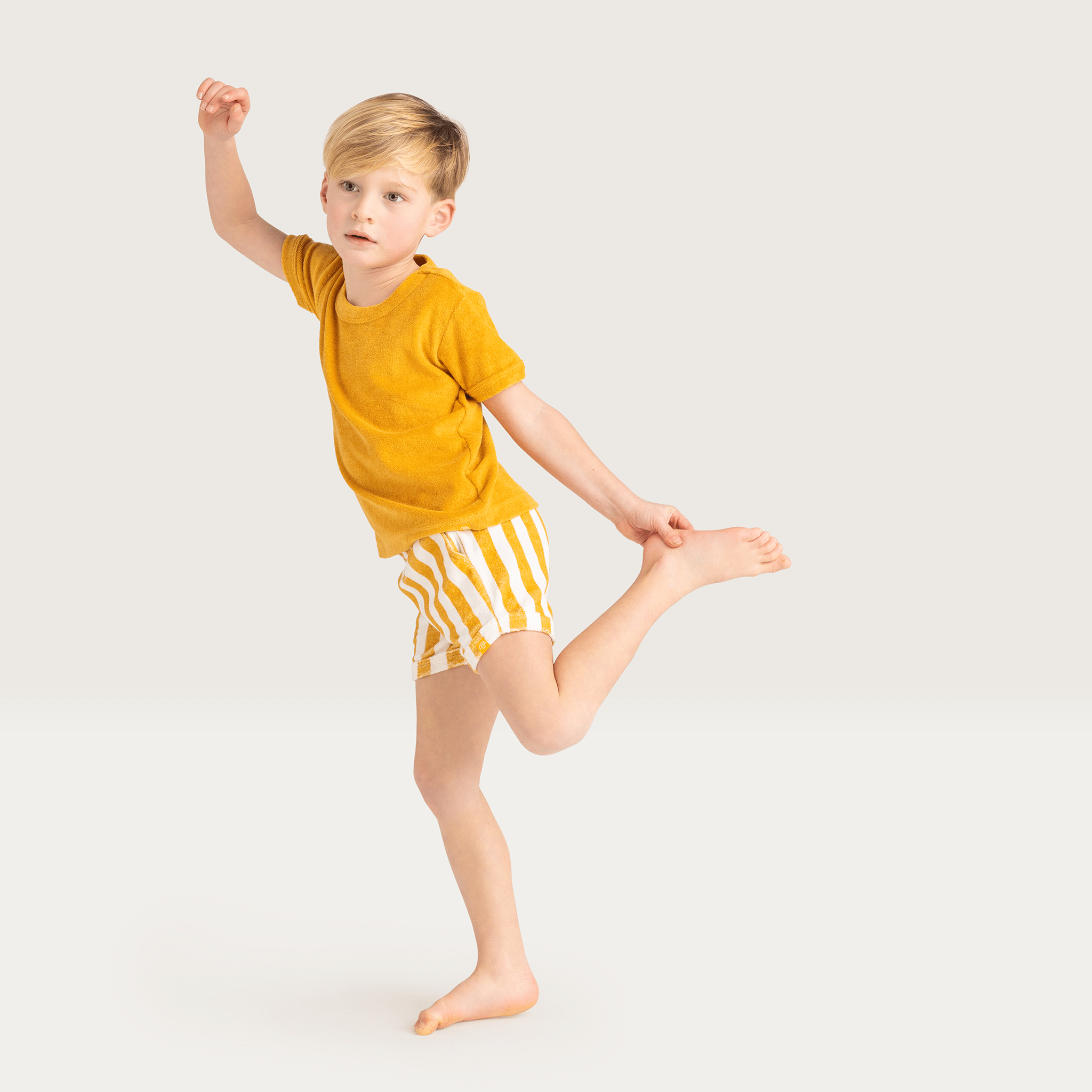Vêtements de plage Garçons - Terry - Jaune/Blanc - Flow