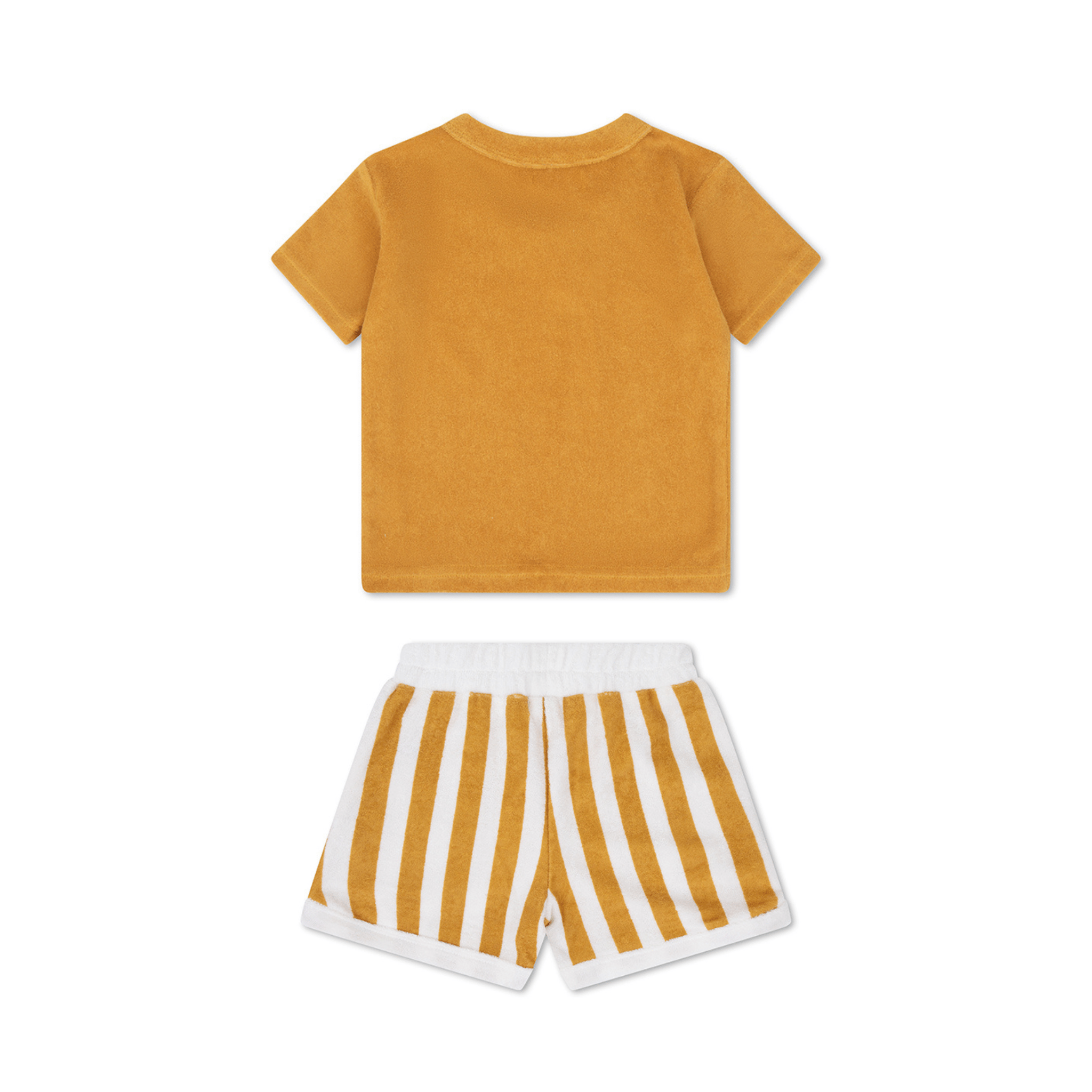 Ropa de playa Niños - Terry - Amarillo/Blanco - Flow