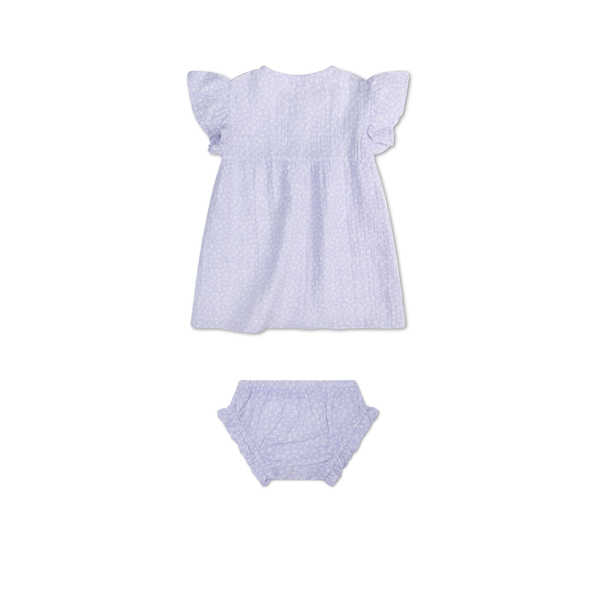 Beachwear Girls Dress - Muslin - Lila - Leopard