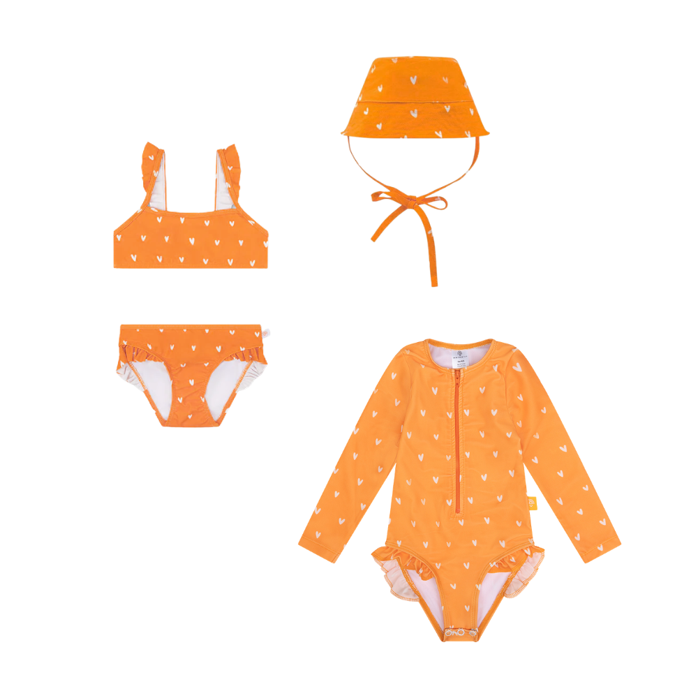 Conjunto de bañadores - Naranja - Orange Kiss