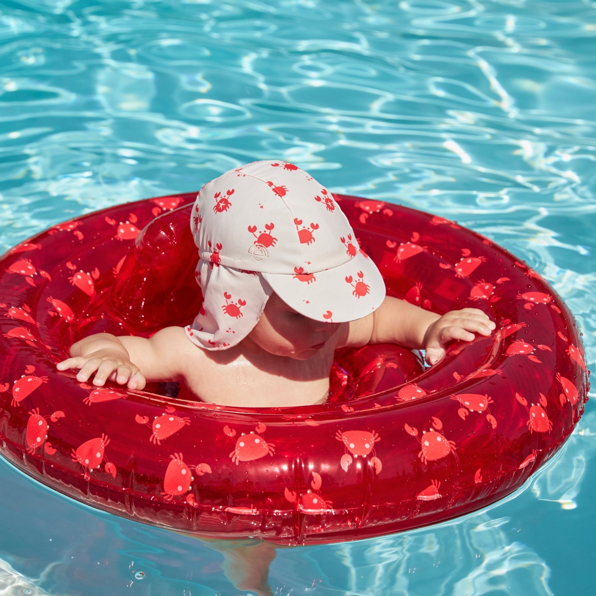 Bouée bébé - Rouge - Crabby - 0/1 Ans