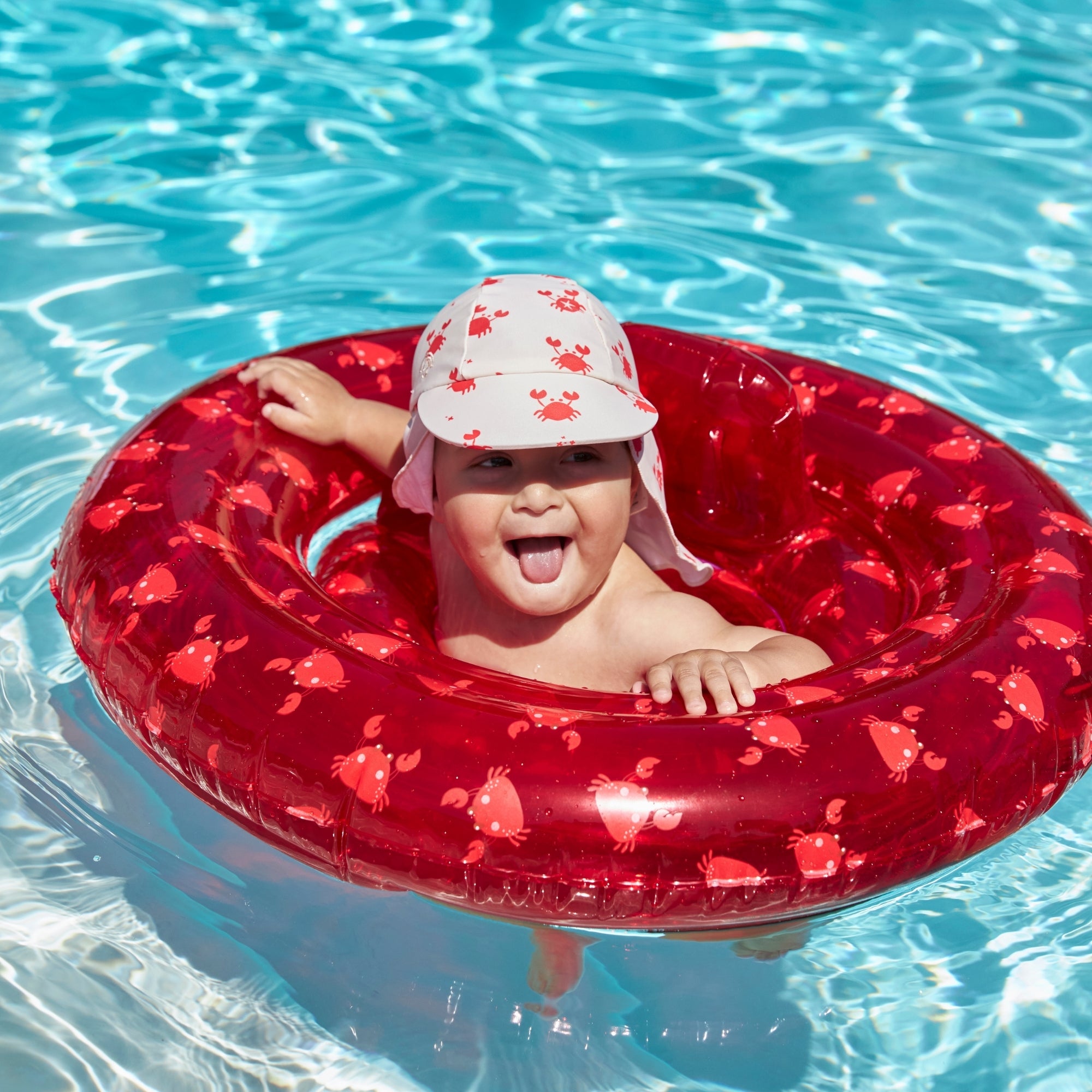 Flotador para Bebé - Rojo - Crabby - 0/1 Años