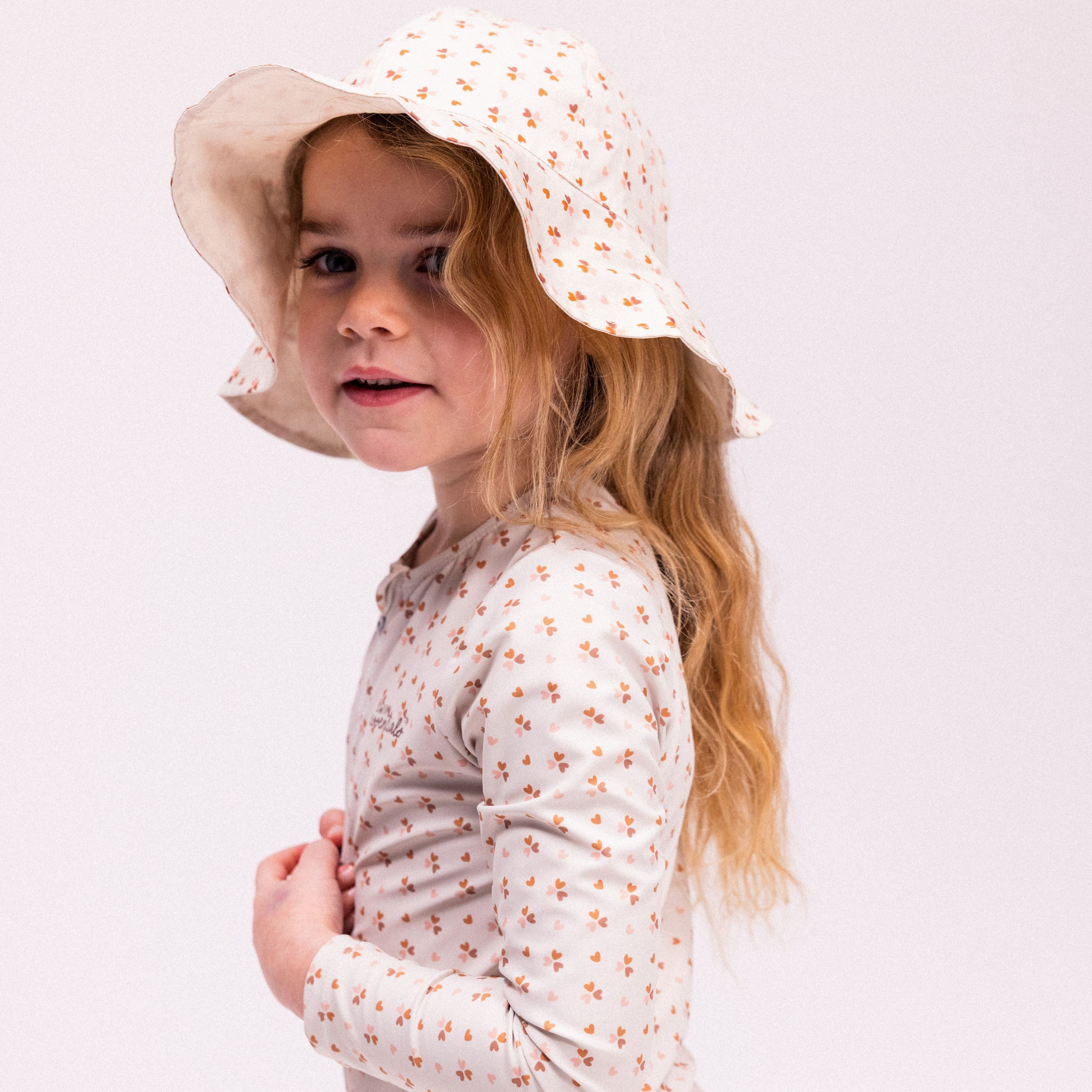 Chapeau de plage - Beige - Cozy Hearts