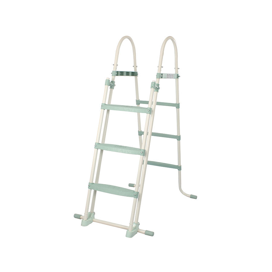 Escalier de piscine en plastique - Vert - 107 cm