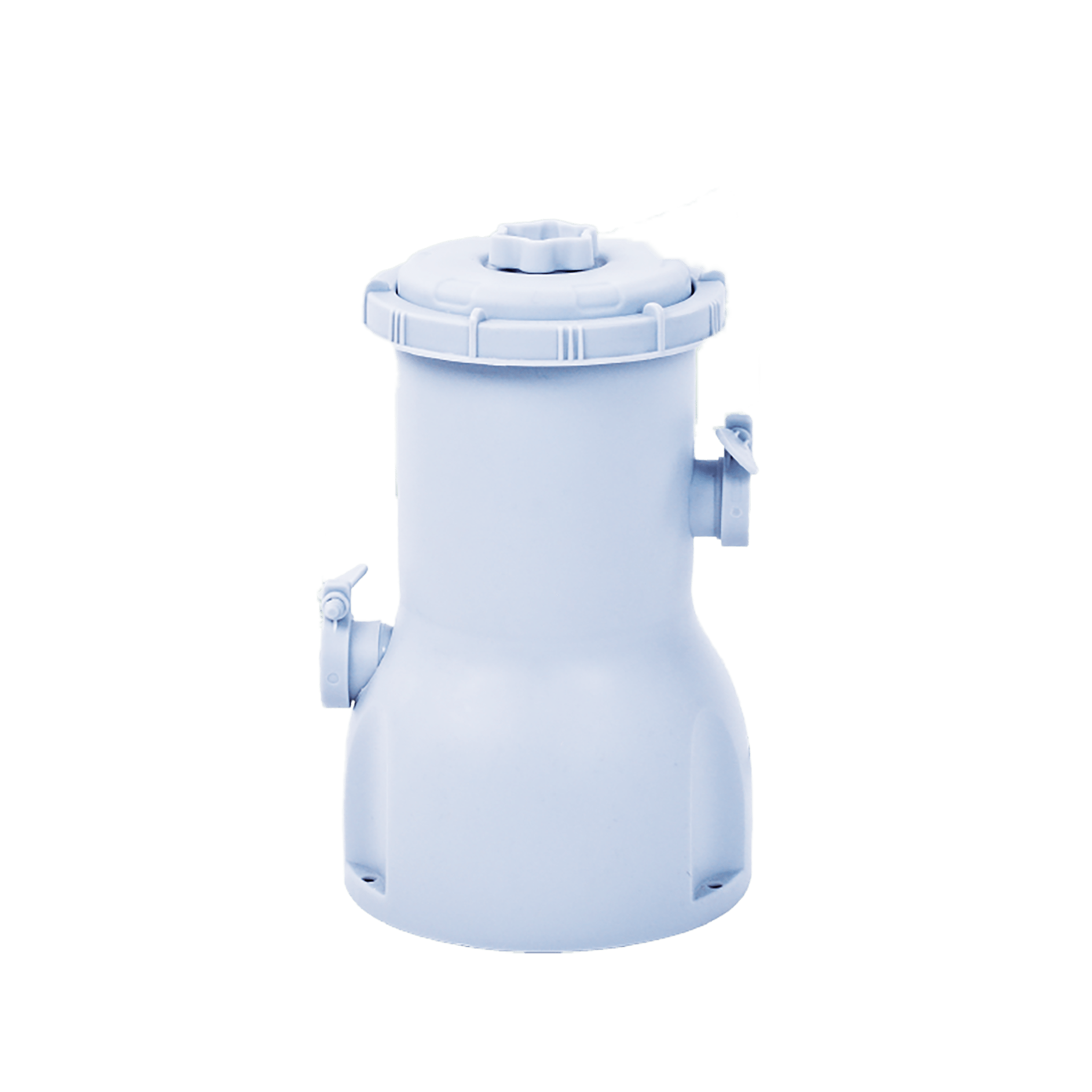 Piscinas de montaje - Azul Oscuro/Blanco - Elegance - 400 x 200 x 100 cm