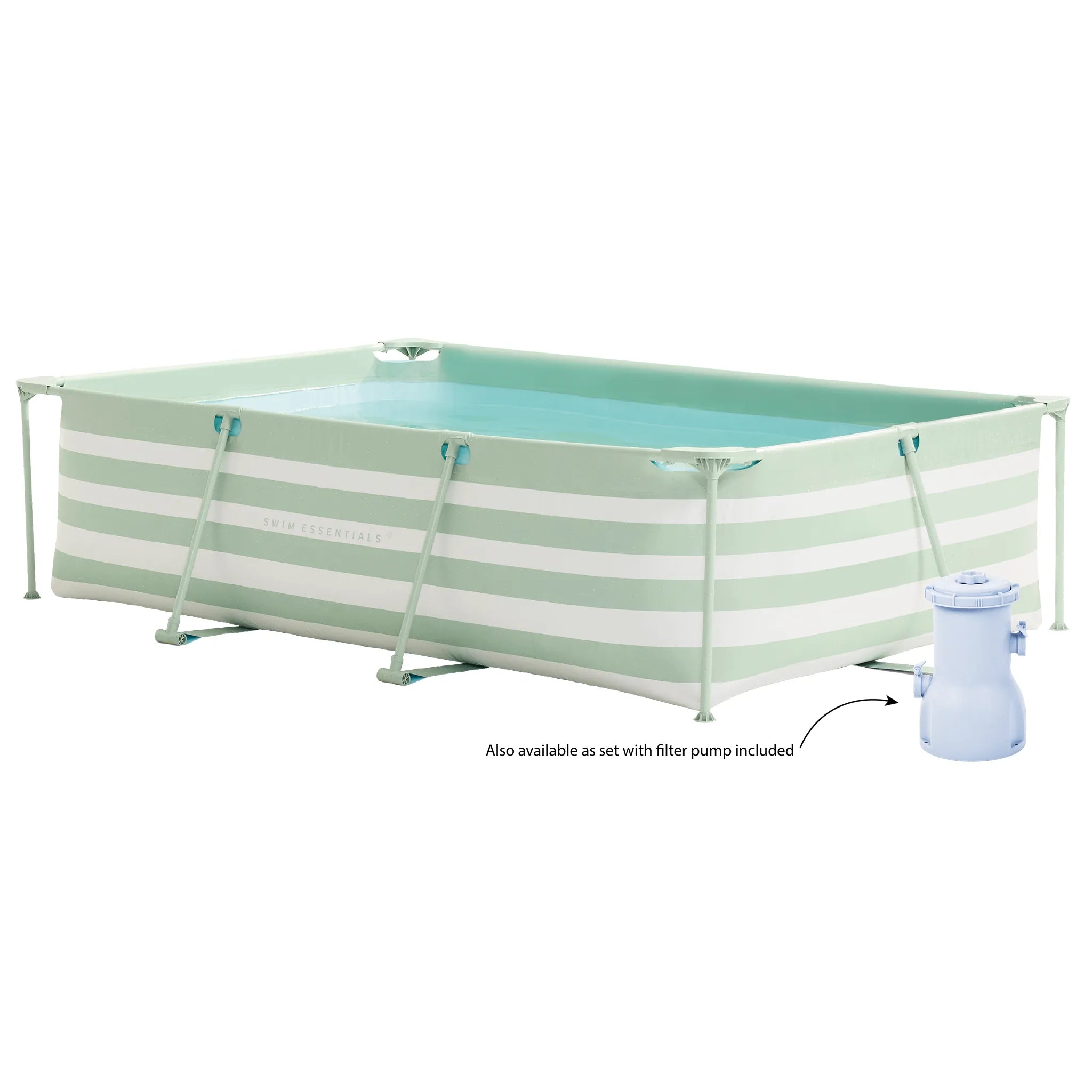 Piscinas de montaje - Verde/Blanco - Essence - 260 x 160 x 65 cm