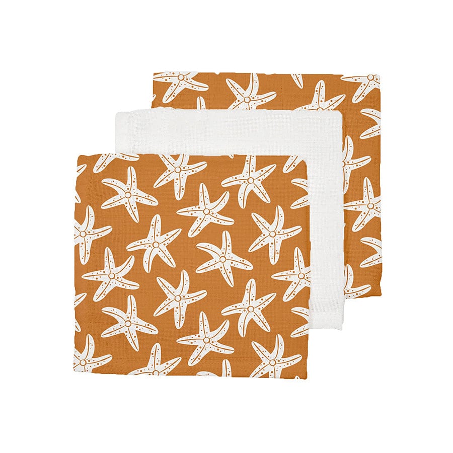 Gants de toilette hydrophiles - Orange - Seastar - 20 x 15 cm