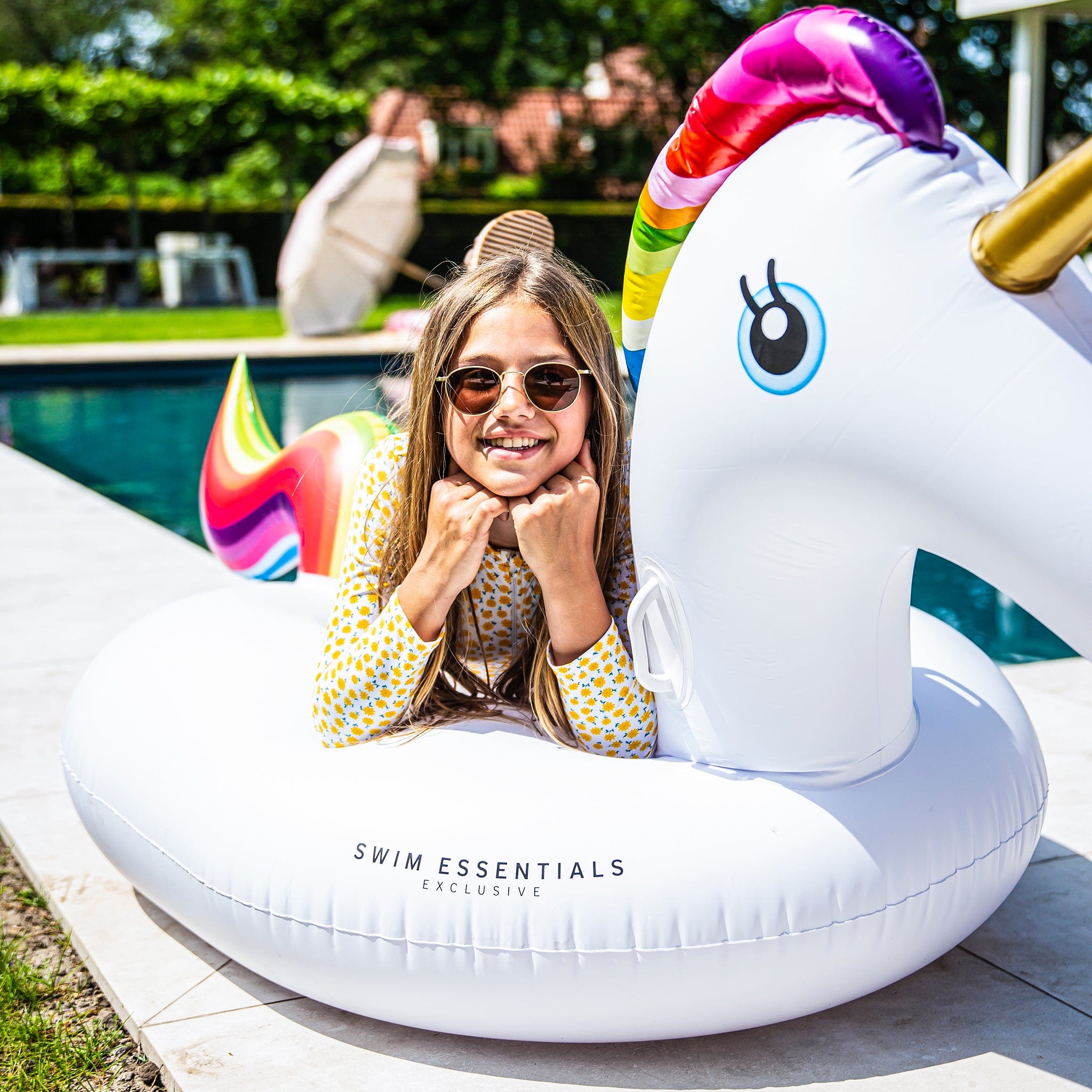 Inflatable Unicorn XXL - White - Dreamscape
