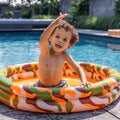 Piscina para niños - Camuflaje - Forest Fade - Ø 100 cm