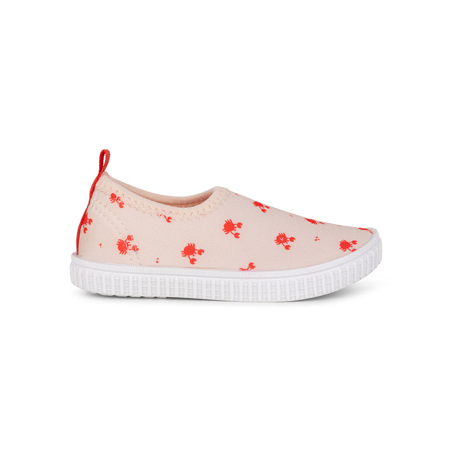 Zapatos de Agua para Niños - Beige/Rojo - Crabby