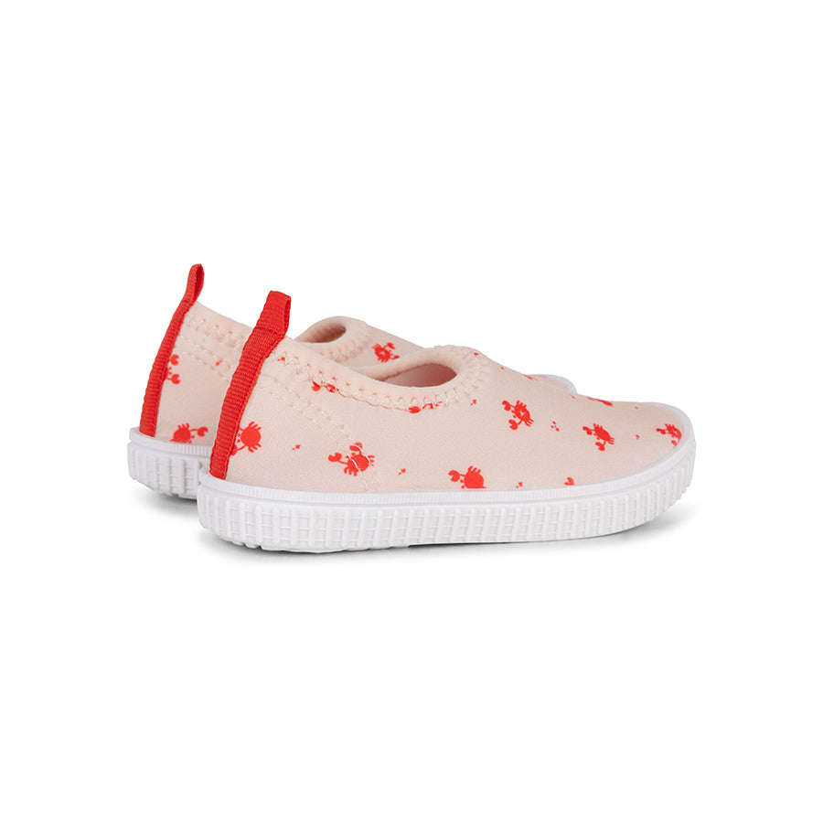 Zapatos de Agua para Niños - Beige/Rojo - Crabby