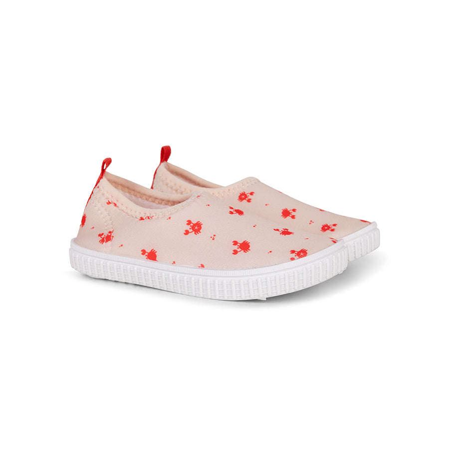 Zapatos de Agua para Niños - Beige/Rojo - Crabby