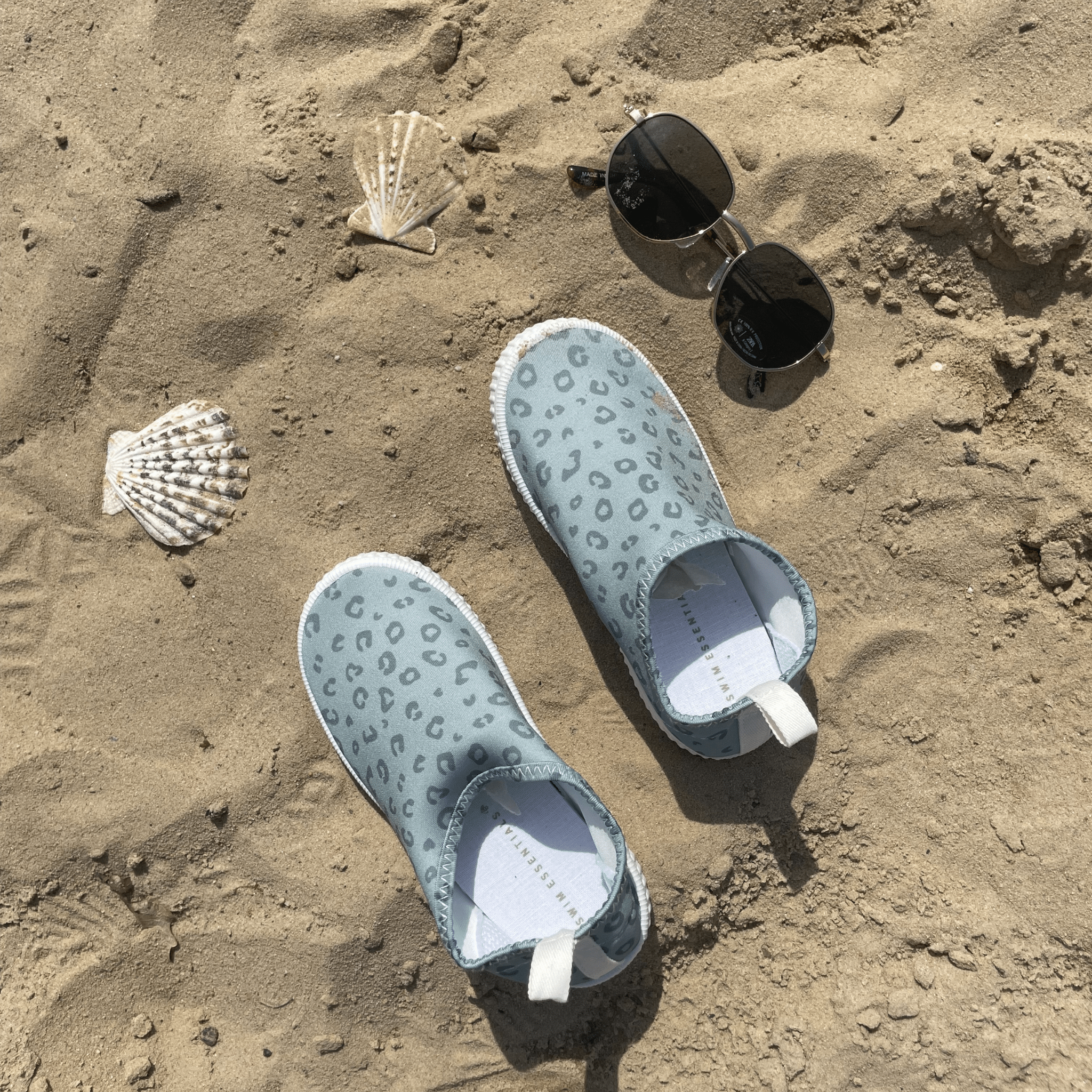 Kinder Wasserschuhe - Grün - Leopard