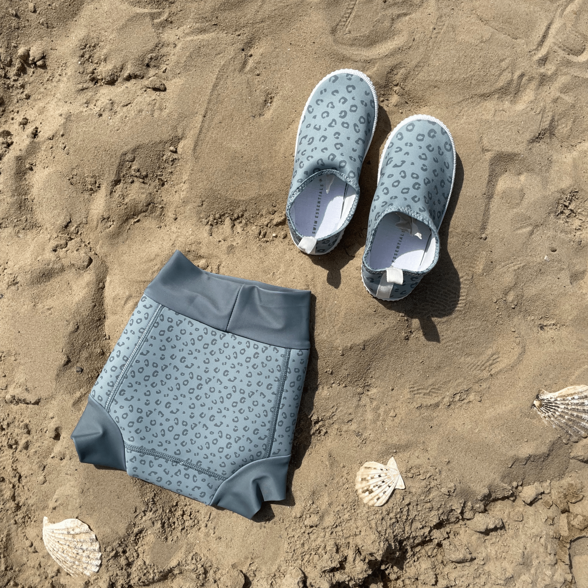 Kinder Wasserschuhe - Grün - Leopard