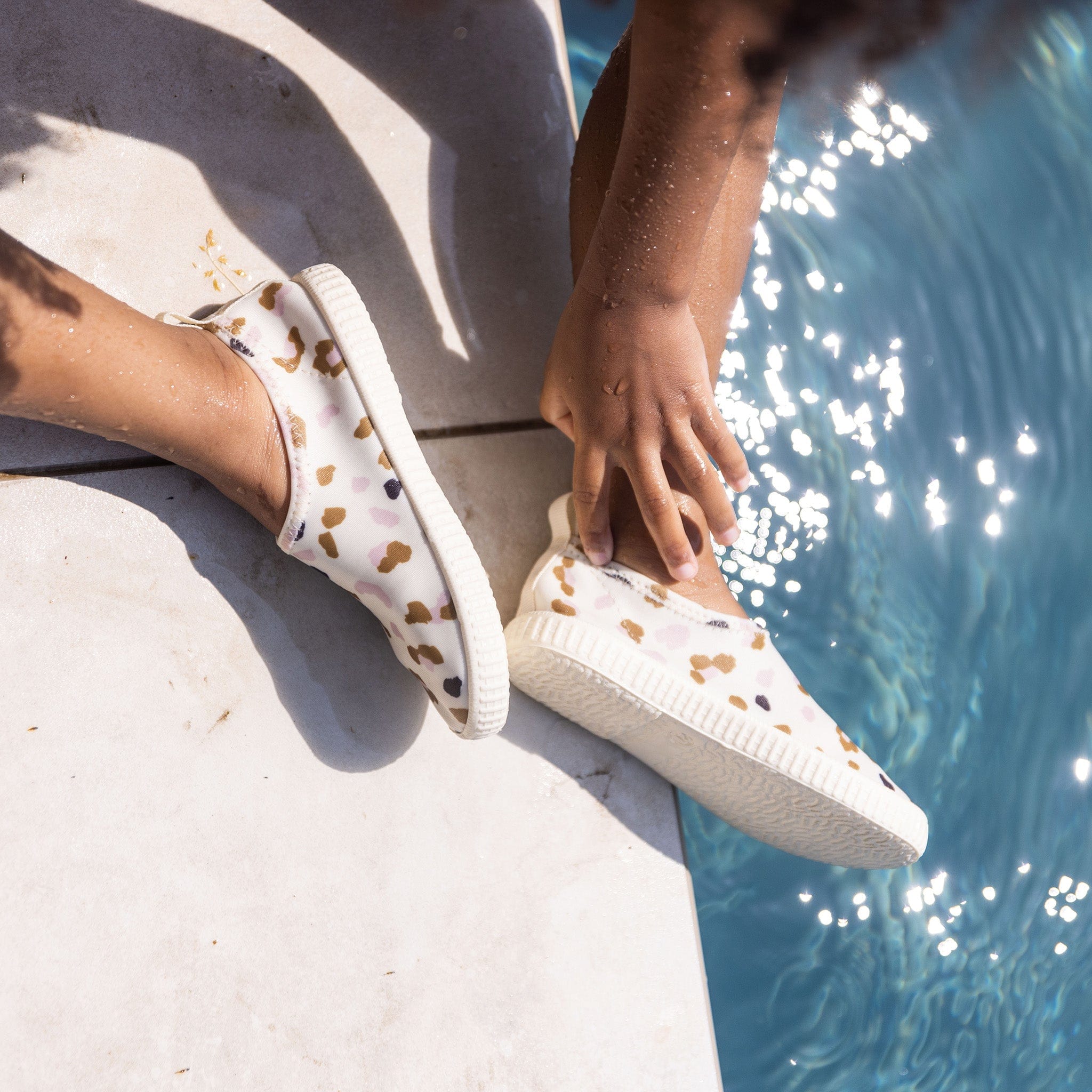 Chaussures d'eau pour enfants - Khaki - Leopard