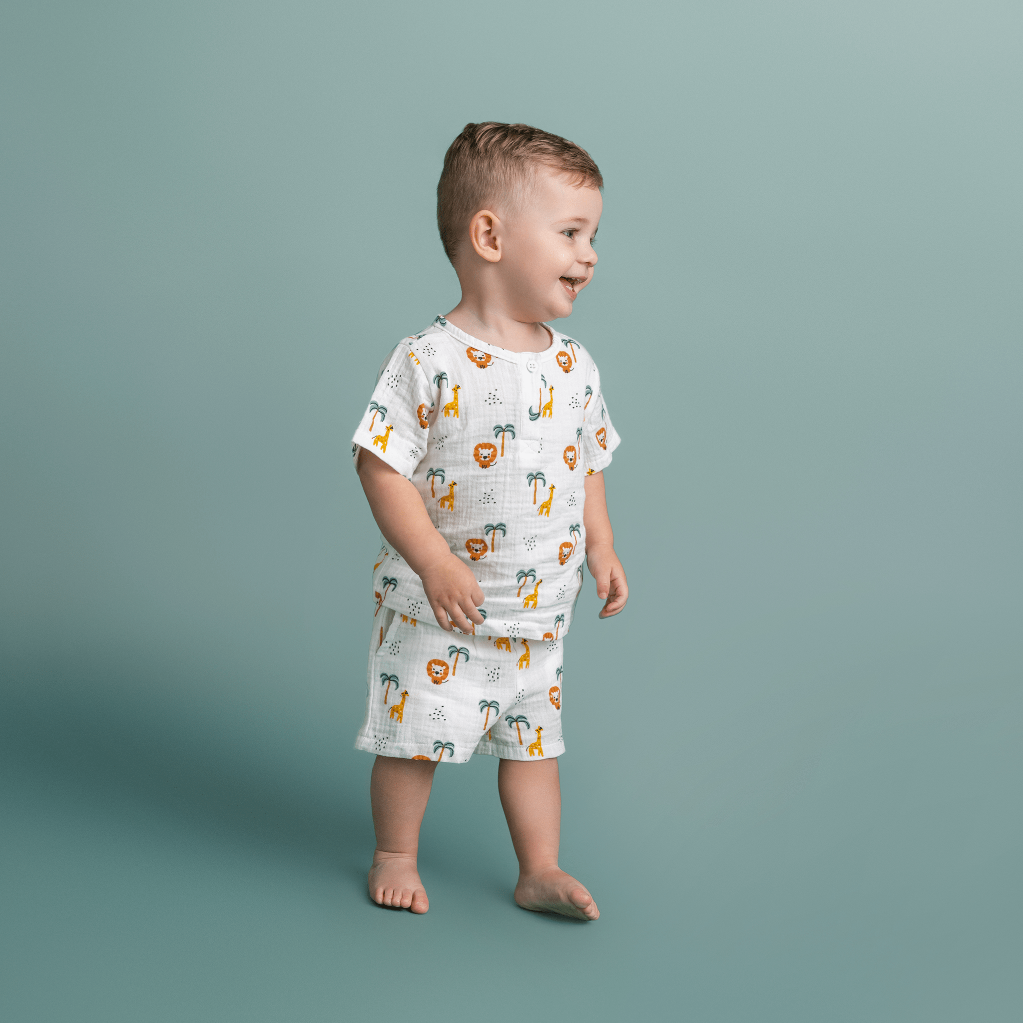 Vêtements de plage Garçons - Mousseline - Multicolore - Jungle