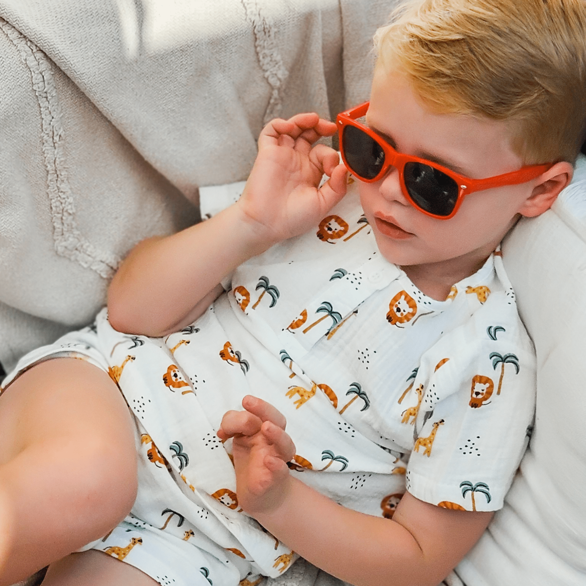 Beachwear Boys - Muslin - Multicolor - Jungle