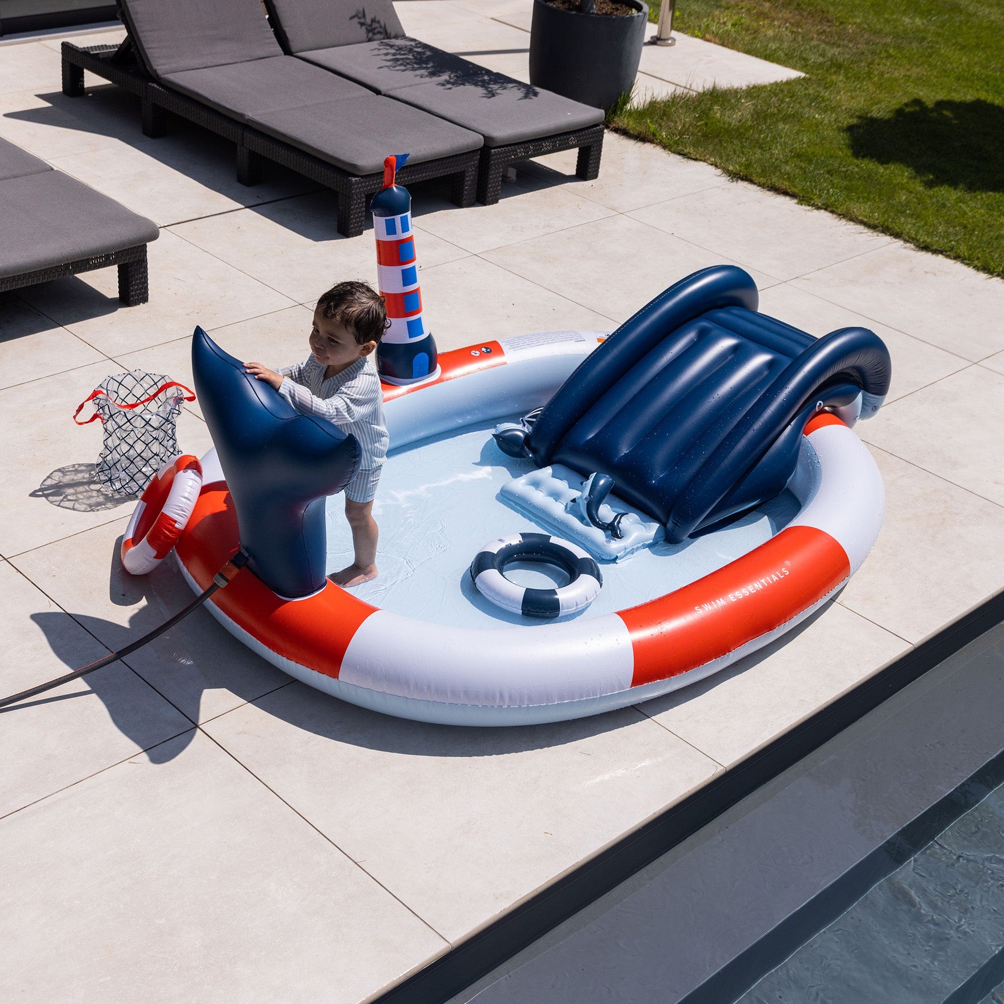 Piscina de aventura - Multicolor - Ocean Stripes