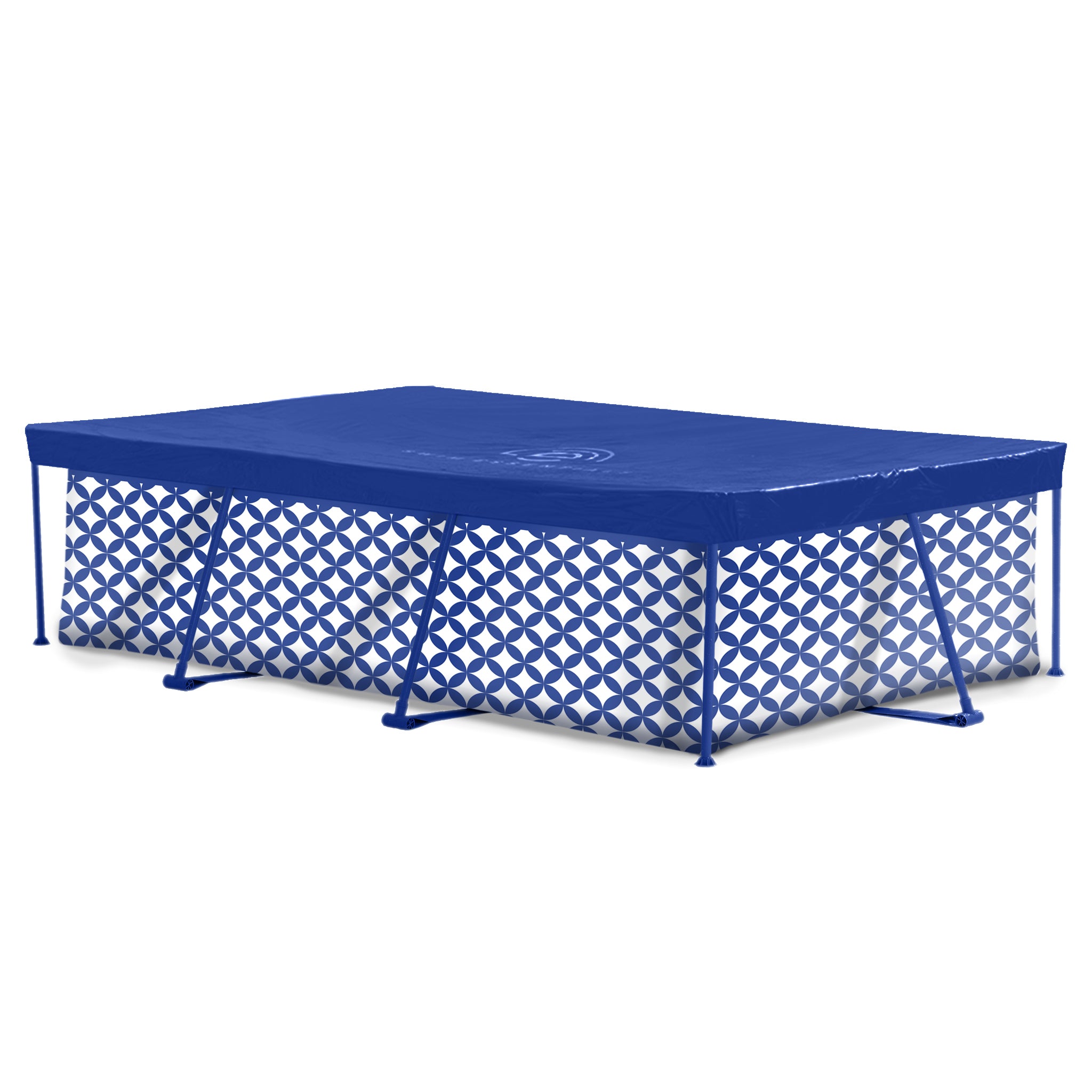 Poolabdeckung - Blau - Elegance - 260 x 160 cm
