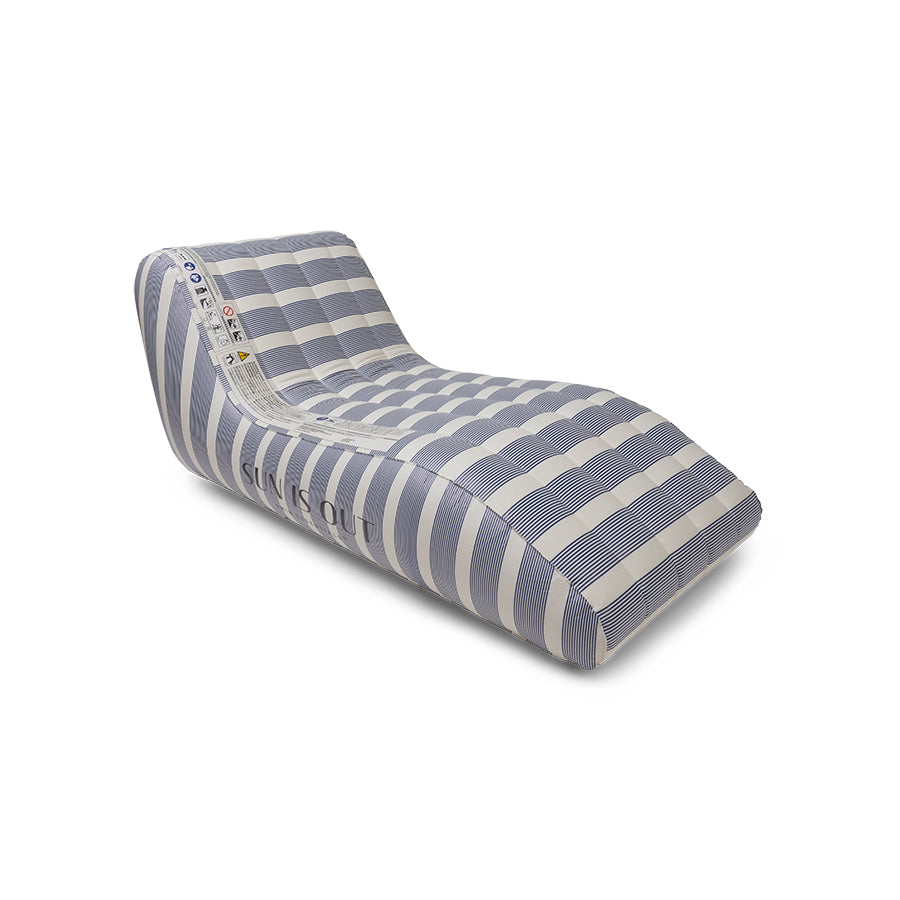 Premium Lounge Float - Blue/White - Monaco