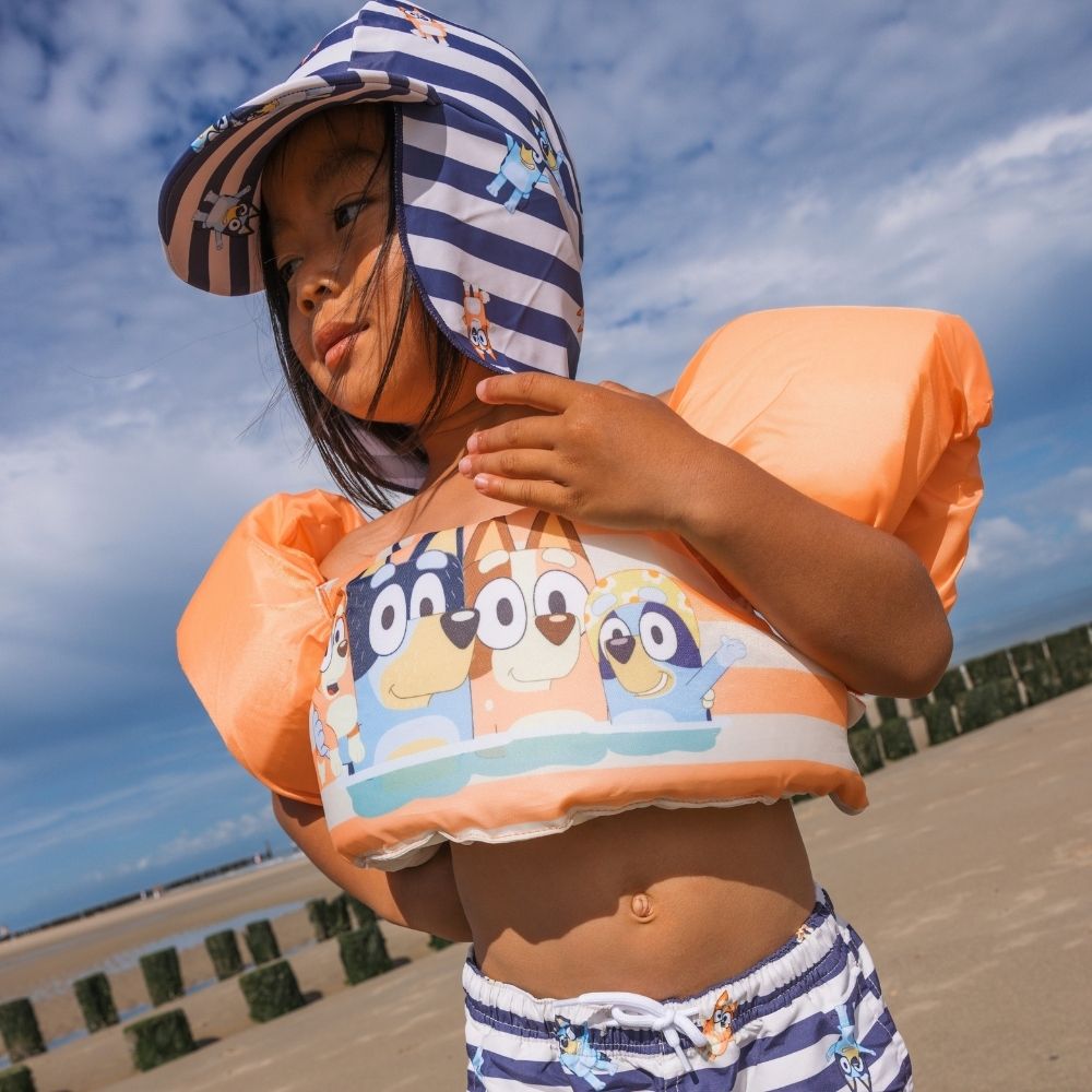 Chaleco con manguitos - Naranja - Azul - 2/6 Años