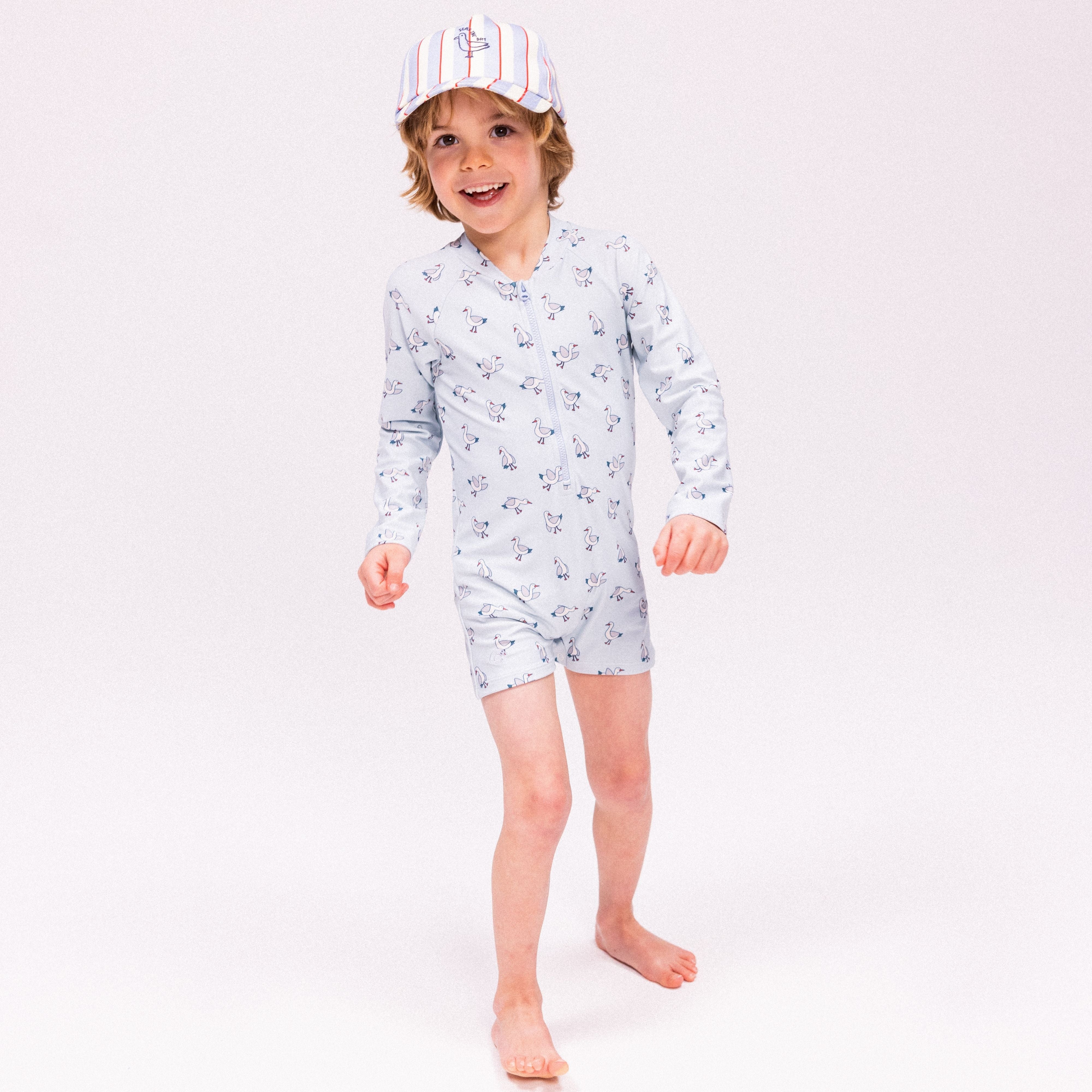 Maillot de bain UV Garçons - Bleu - Little Seagull