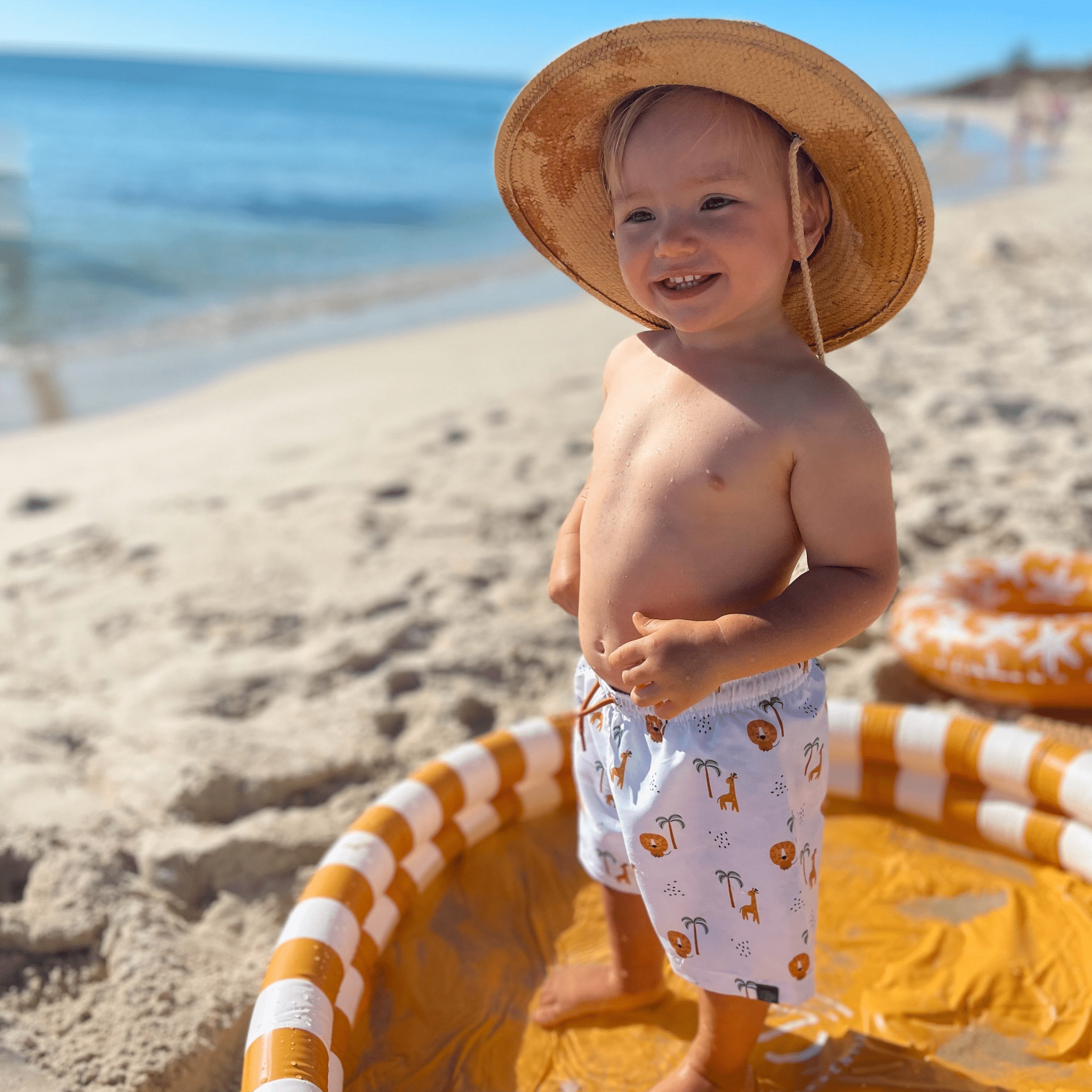 Badeshorts - Mehrfarbig - Jungle